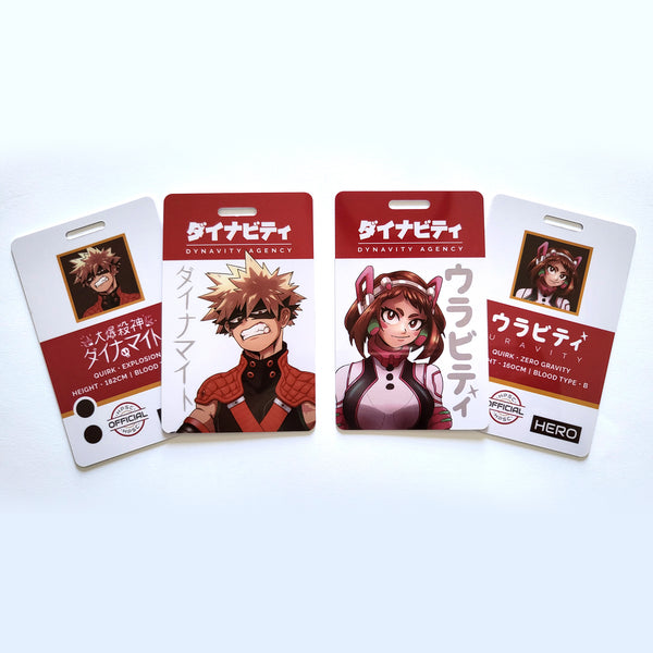 Bakugou & Uraraka ID Cards
